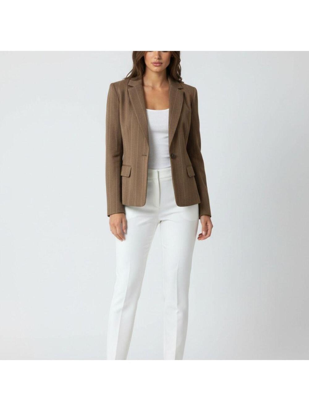 Rafaella Women's Brown and Tan Jacket
